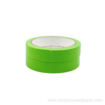 Rubber adhesive green masking tape for car painting